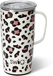 Swig Life 22oz Travel Mug | Insulated Tumbler with Handle and Lid, Cup Holder Friendly, Dishwashe... | Amazon (US)