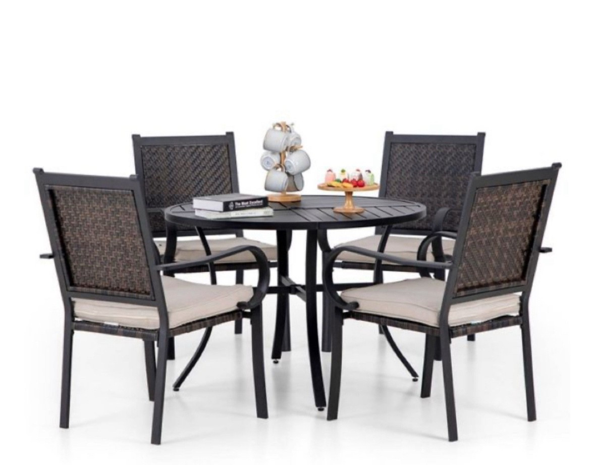 The perfect mix of traditional modern for your outdoor dinner under the stars every night of the summer!


Outdoor furniture, outdoor dining set, conversation set, patio furniture, deck, furniture, outdoors, summer decor, spring decor, spring outfits, target home, Walmart home, Amazon home

#LTKdayinmylife #LTKHome #LTKSeasonal