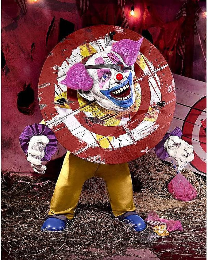 Spirit Halloween 4 Ft 6 in Bullseye Animatronic, Halloween Decorations, Animated Carnival Prop, 3... | Amazon (US)