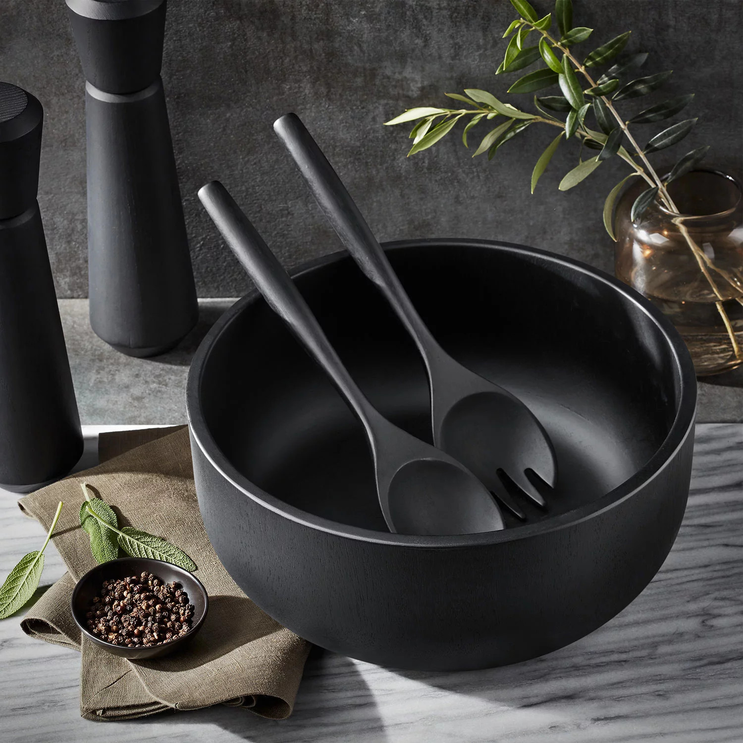 Member's Mark 3 Piece Acacia Wood Salad Serving Set | Sam's Club