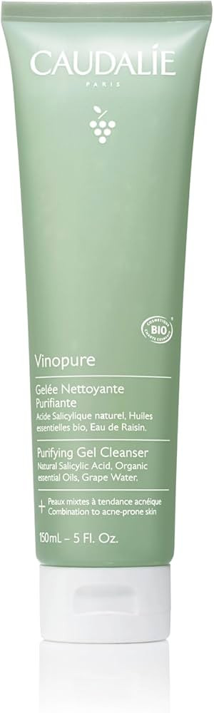 Caudalie Vinopure Pore Purifying Gel Cleanser with Natural Salicylic Acid, 5.1 Ounce | Amazon (US)