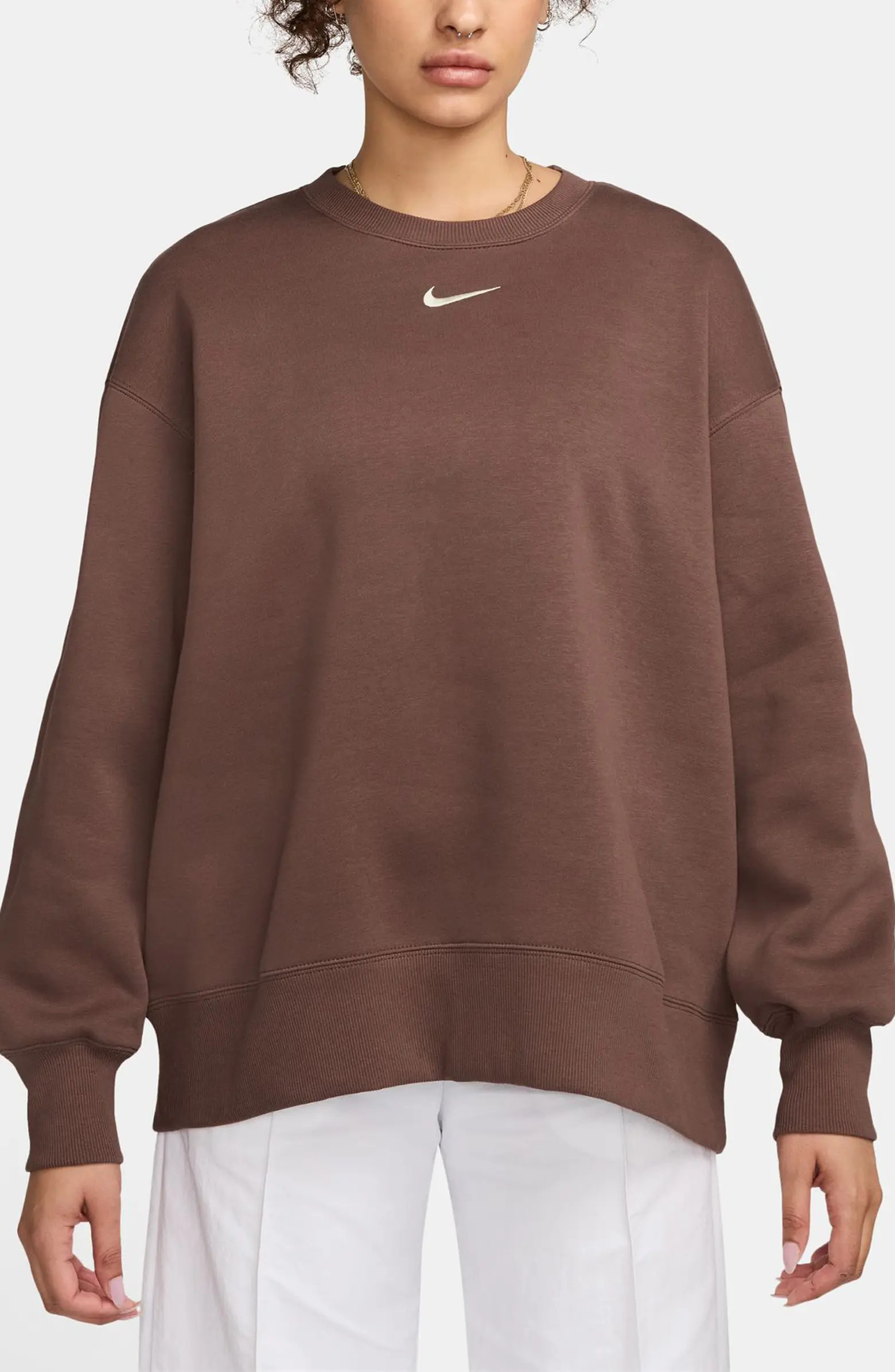 Nike Phoenix Fleece Oversize Crewneck Sweatshirt | Nordstrom | Nordstrom