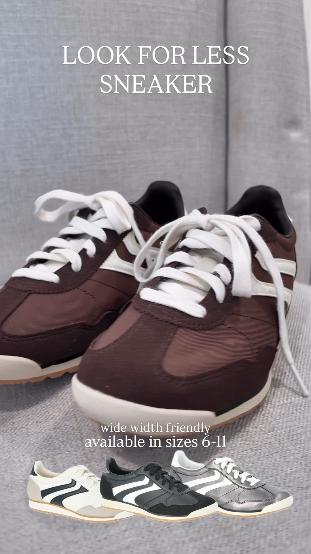 👟 Walmart Retro Sneakers 👟 

Perfect sneaker for fall 🍂 These are comfortable, cute and wide width friendly. Four colorways and they also have a men’s version that I’ll link as well.

fall sneaker, fall fashion, fall outfit, midsize outfits, Walmart shoes, look for less sneakers, Walmart finds


#LTKShoeCrush #LTKActive #LTKMidsize