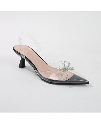 Nana Clear Vinyl Slingbacks | Macy's