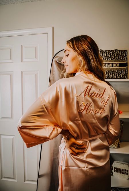 Amazon Bridesmaids Robes! I linked the bridesmaids slippers we wore from Amazon as well!

Bridesmaid Robes- Amazon Bridesmaid Robe- Bridesmaid Slippers- Amazon Bridesmaid Slippers- Amazon Wedding- Amazon Wedding Finds

#LTKU #LTKstyletip #LTKwedding