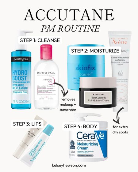 my evening skincare routine for accutane, simple and effective🫶

skin care, skincare routine, evening skincare, makeup remover, face moisturizer

#LTKbeauty