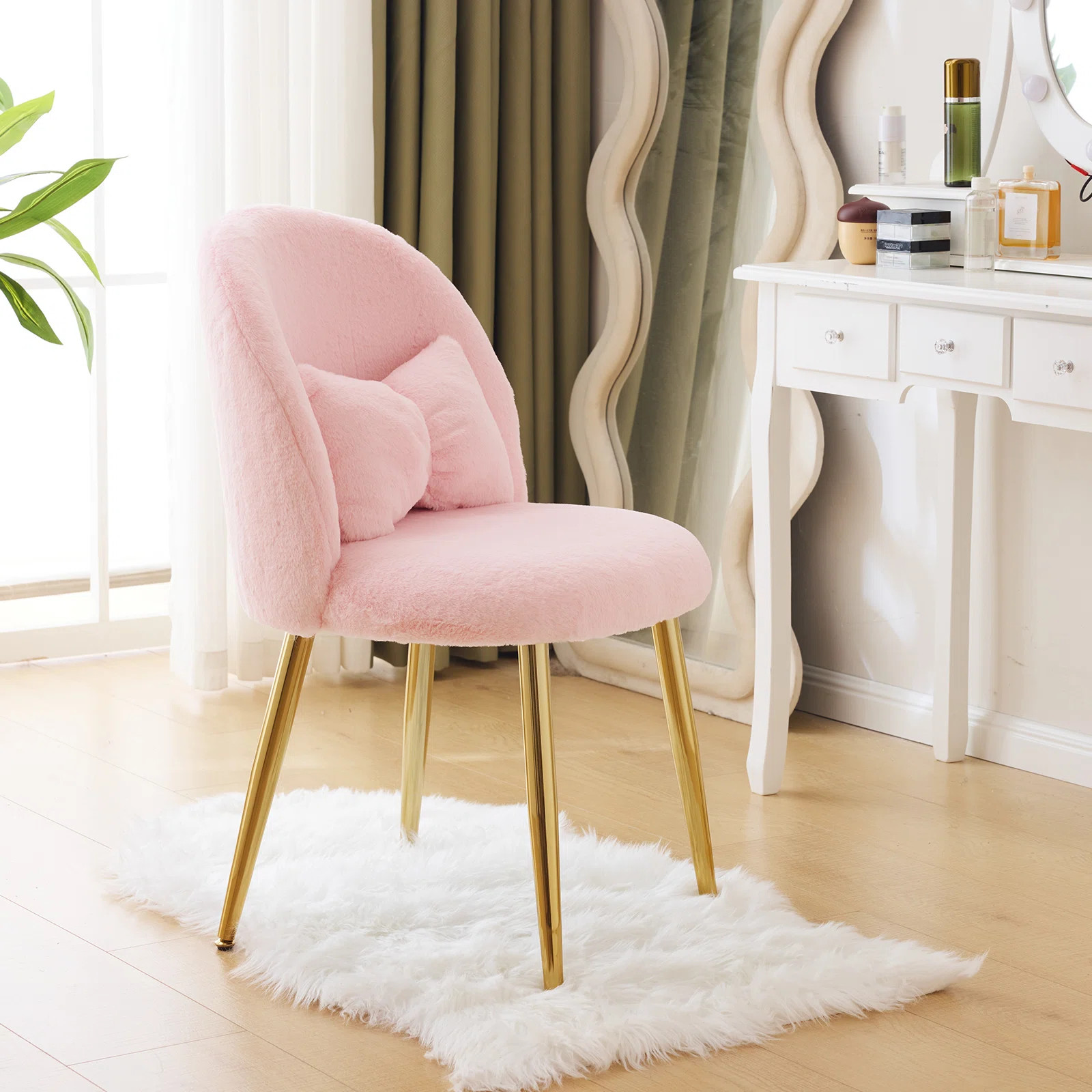 Winao 21.26'' W Make-Up Chair | Wayfair North America