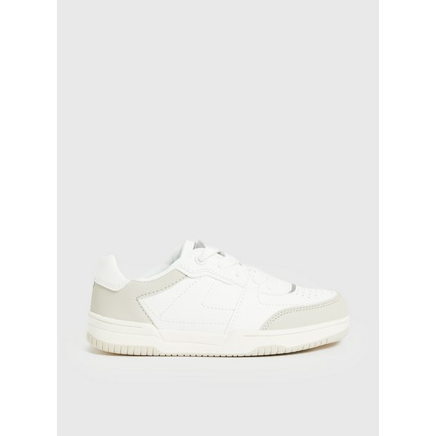 Buy White Retro Lace Up Trainers 1 | Trainers | Tu | Tu Clothing