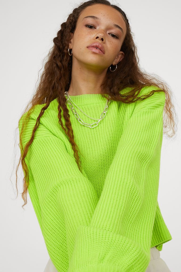 Balloon-sleeved Sweater | H&M (US + CA)