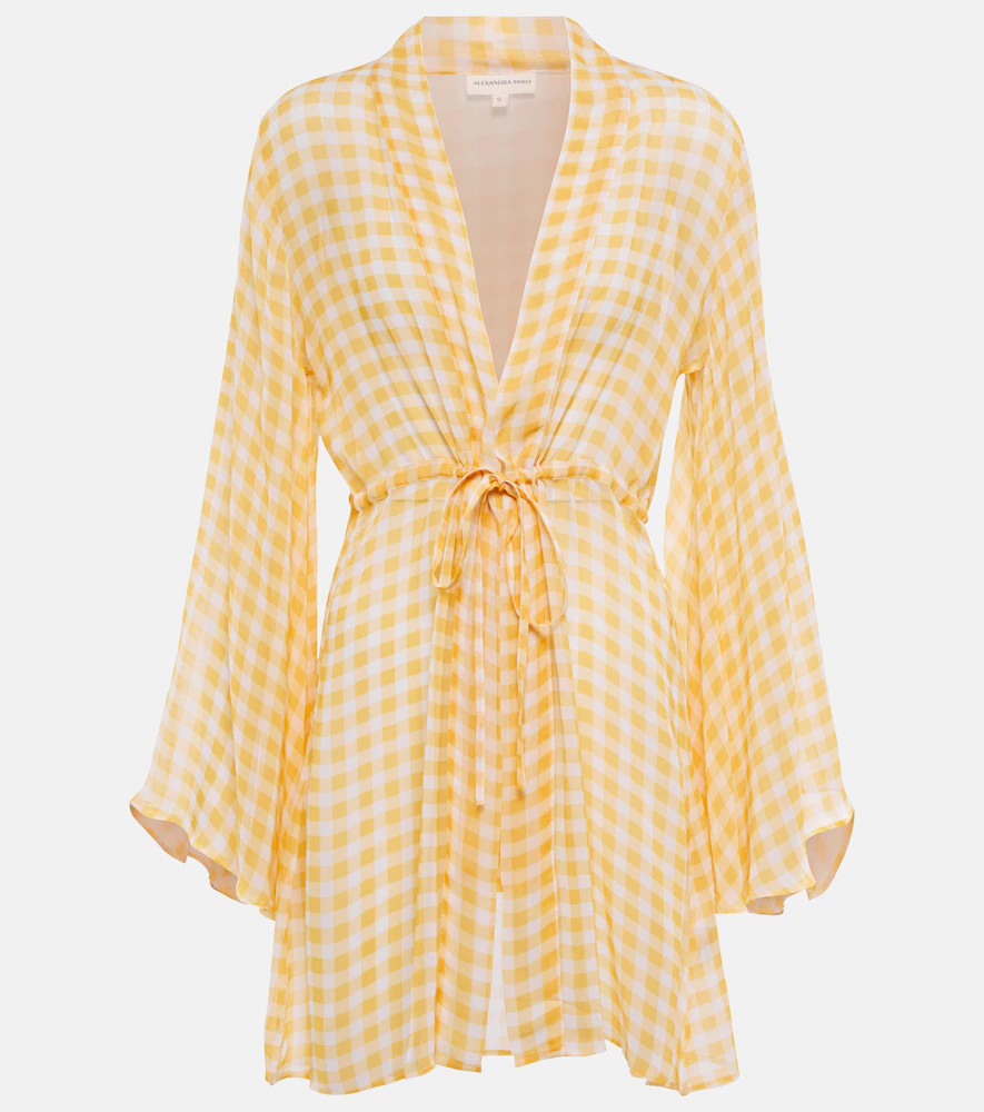 Alexandra Miro Checked minidress | Mytheresa (UK)