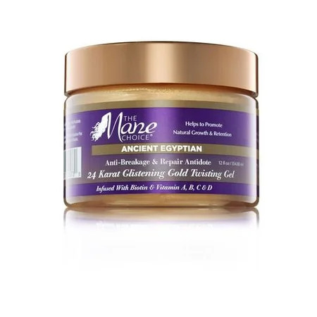 The Mane Choice Ancient Egyptian & Repair Antidote 24 Karat Glistening Gold Twisting Gel 12 oz | Walmart (US)