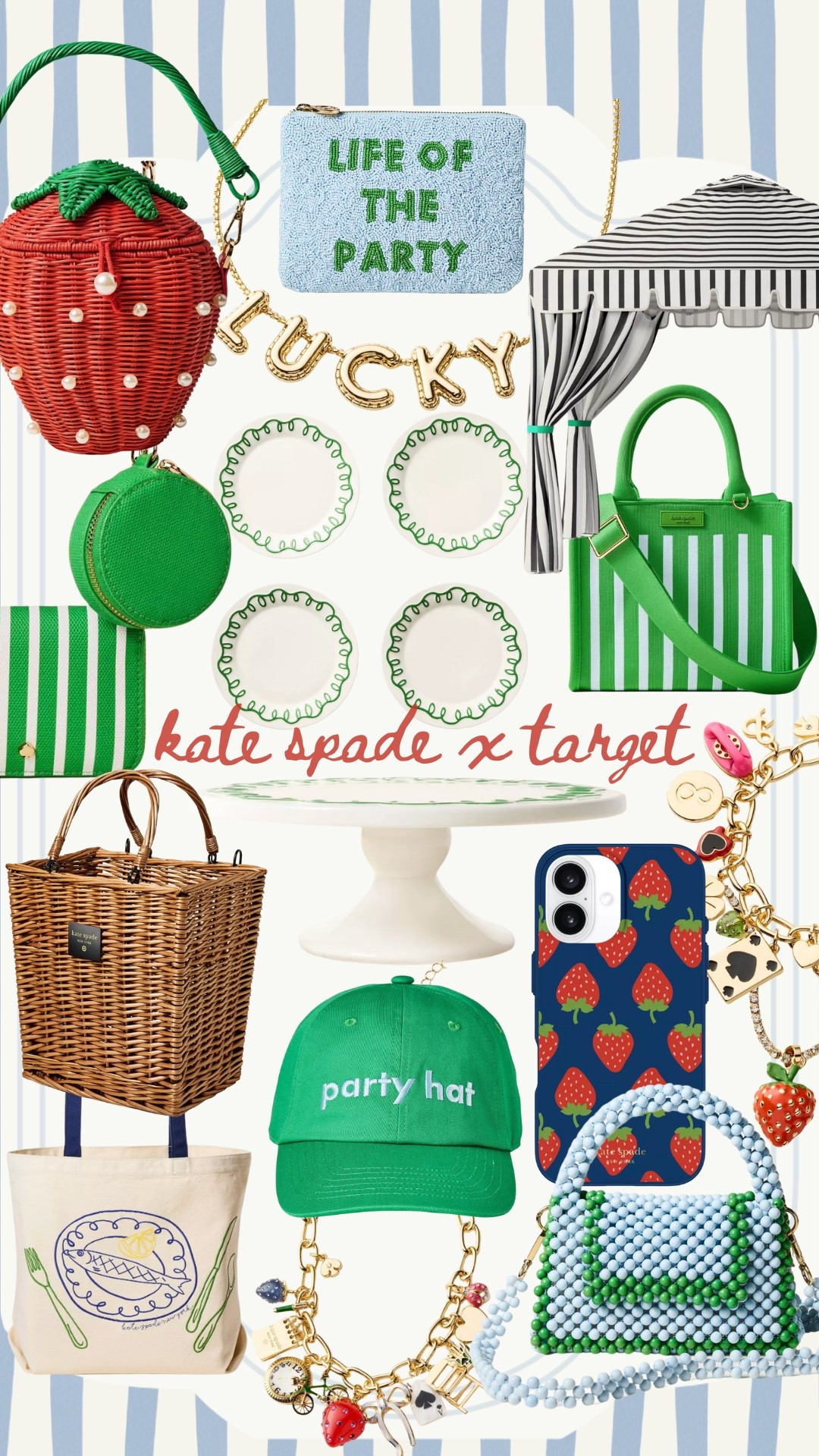 Kate spade x Target launches today at 3am!! So many fun pieces for great prices! 

#LTKSeasonal #LTKParties #LTKGiftGuide