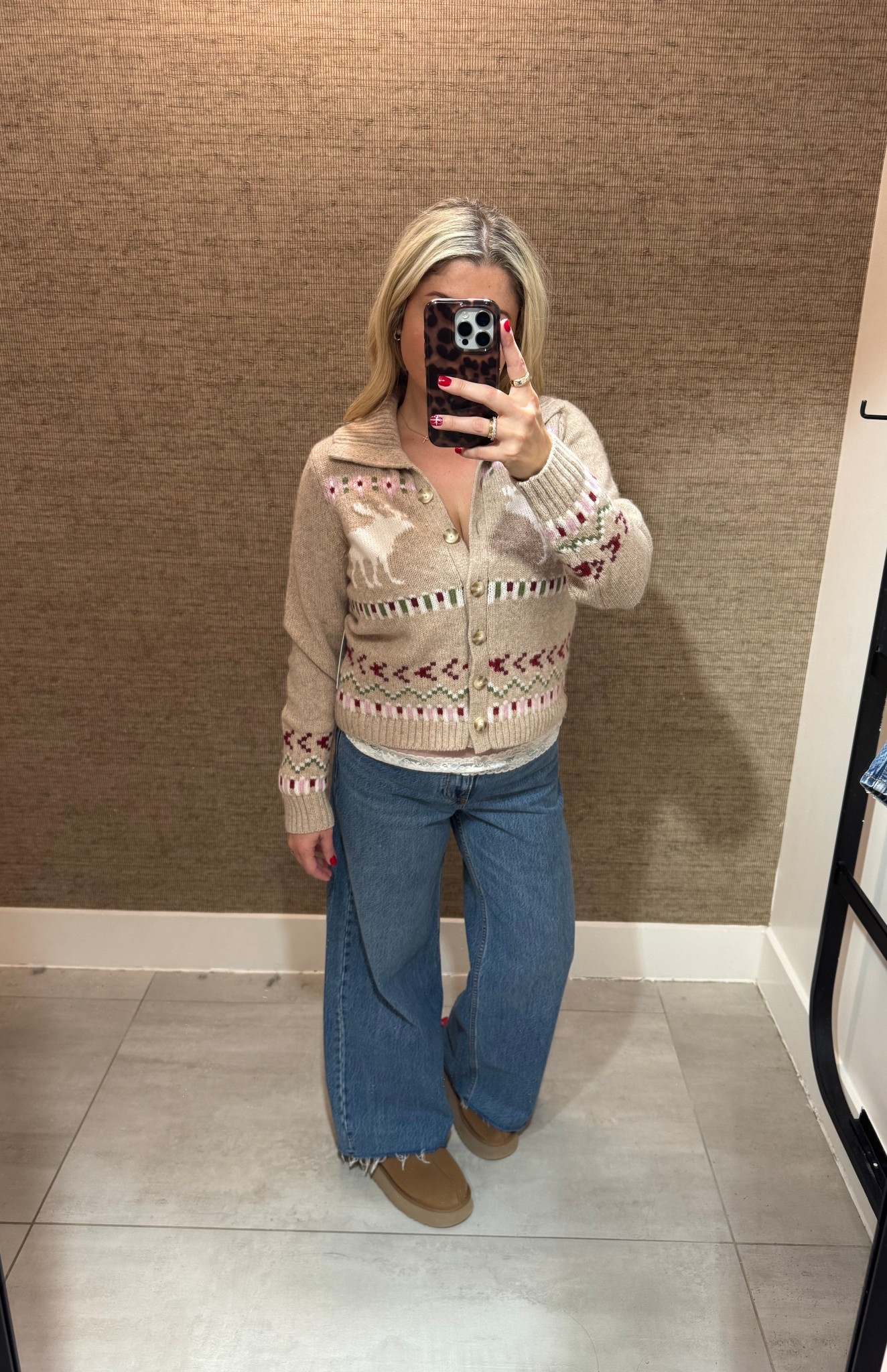 Winter outfit
Cardigan m
Tank small
Wide leg jeans 27
Uggs tts

#LTKFindsUnder100 #LTKSaleAlert #LTKootd