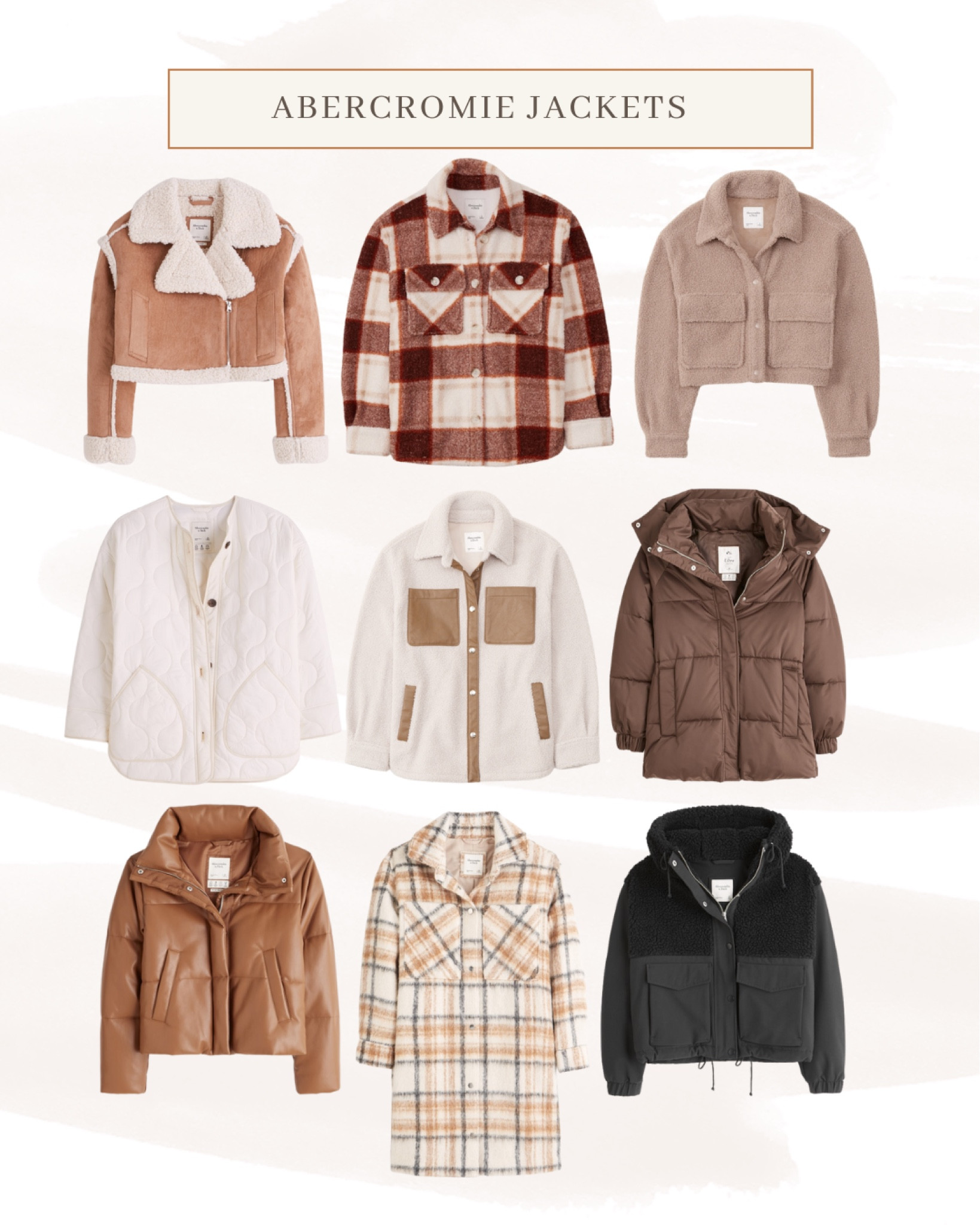 Abercrombie jackets 🤍

#LTKstyletip #LTKsalealert #LTKSale