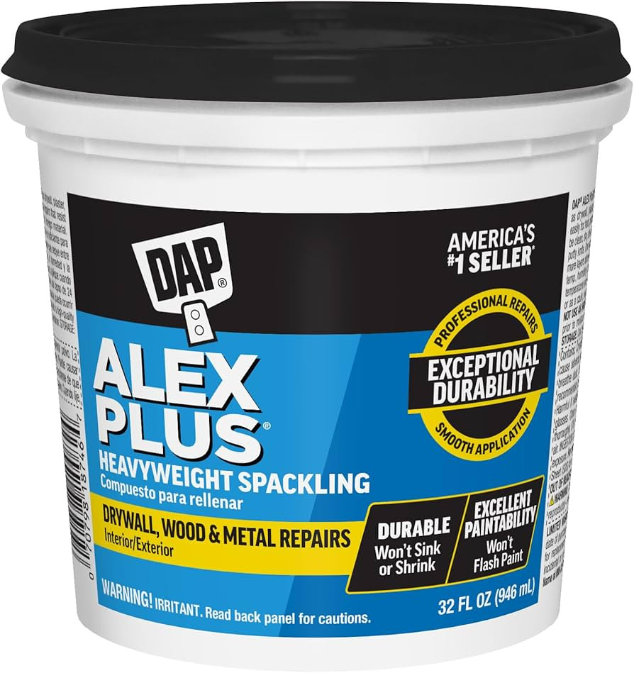 DAP Alex Plus Spackling, White, 32 Oz (7079818746) | Amazon (US)