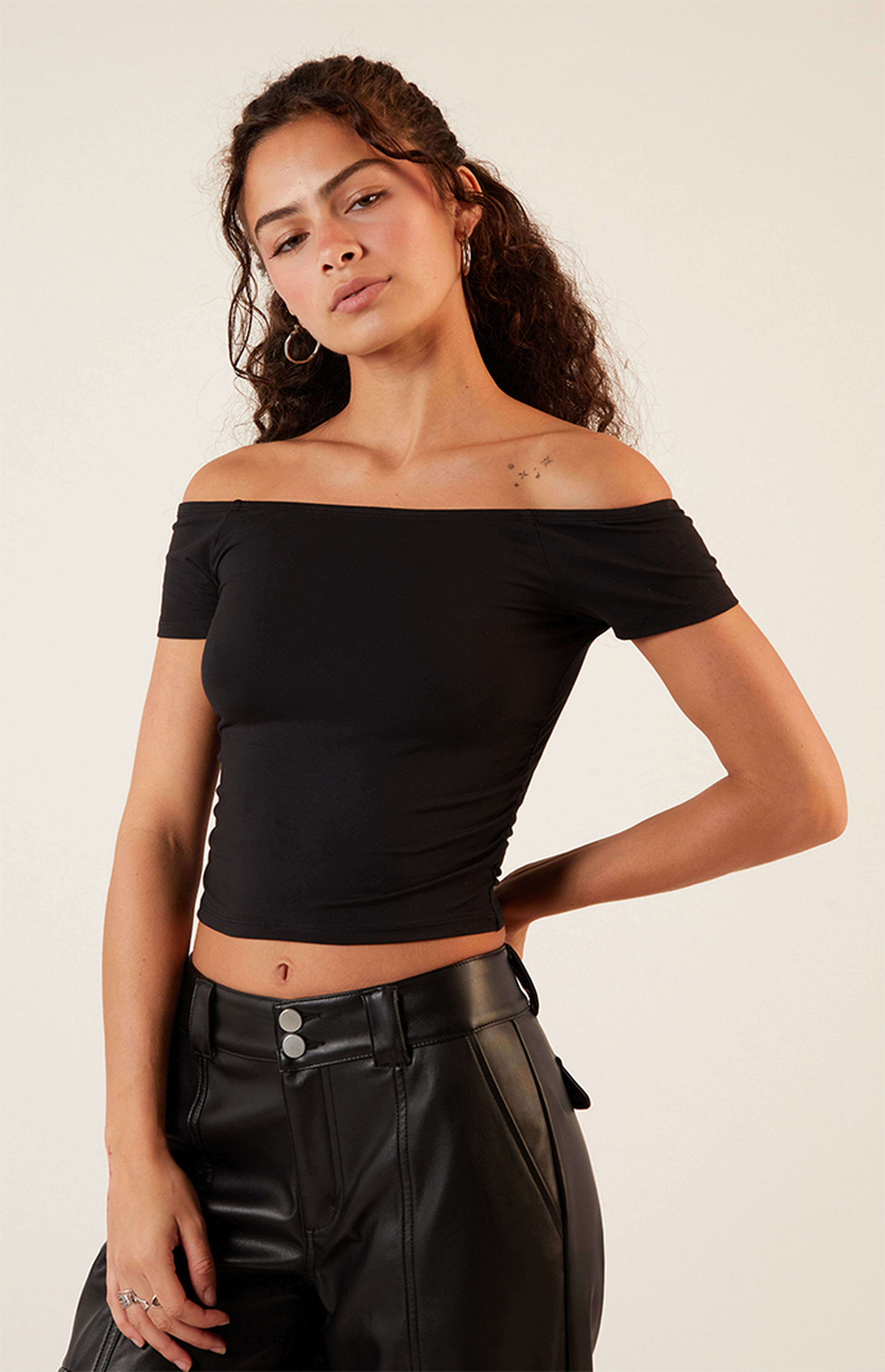 Est. PAC 1980 Off-The-Shoulder Cinched Top | PacSun