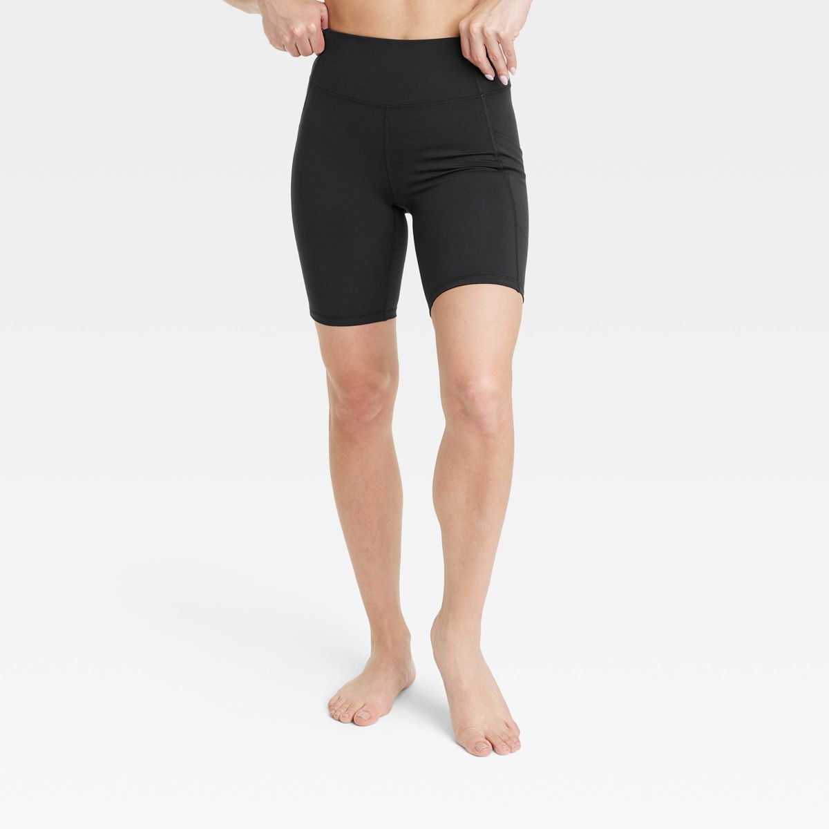 Women's Brushed Sculpt Pocketed Bike Shorts 8" - All in Motion™ | Target