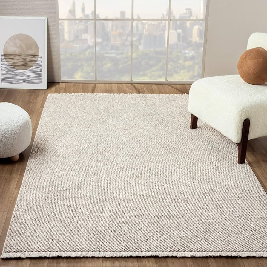 Amazon.com: LUXE WEAVERS Stella Collection 246 Beige 6x9 Modern Abstract Area Rug : Home & Kitche... | Amazon (US)