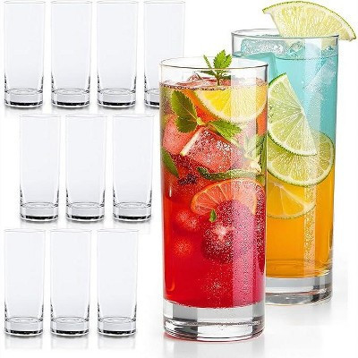 Highball Glasses Heavy Base Tom Collins Glasses 12oz - (Set of 12) | Target