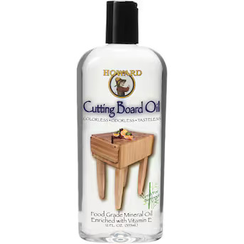 Howard Clear Food-Grade Mineral Interior Cutting board oil ( 12-oz ) | Lowe's