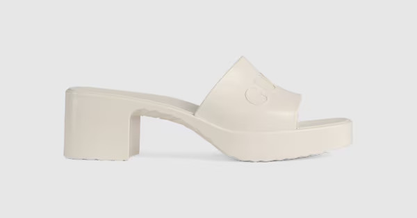 Gucci Women's rubber slide sandal | Gucci (US)