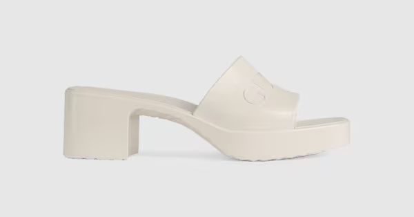 Gucci Women's rubber slide sandal | Gucci (CA)