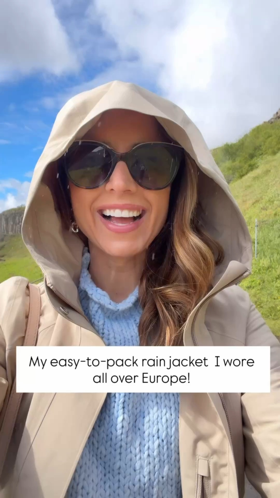 Easy to pack rain jacket in size 2. Waterproof and wind resistant. I wore this all over Europe! Europe outfits. Summer outfits. Fall outfits. Wearing XS shirt in wrinkle resistant pants and XS in sweater.

#LTKTravel #LTKootd #LTKActive