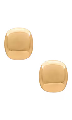 Ettika Square Hoops in Gold from Revolve.com | Revolve Clothing (Global)