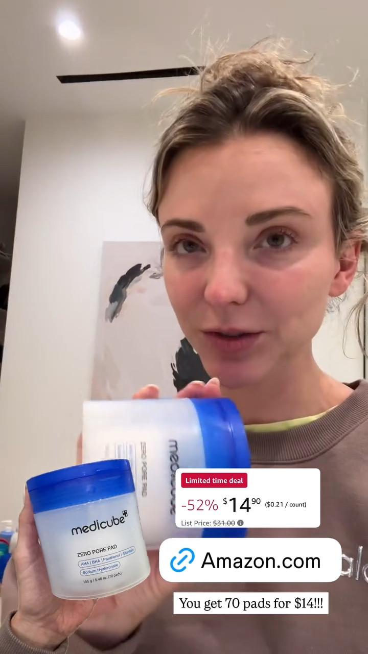 This Medicube pore pad pack is on sale for only $14!! The lowest price I’ve ever seen it. Last two months if you use once a day 🤍

#LTKFindsUnder100 #LTKBeauty #LTKFindsUnder50