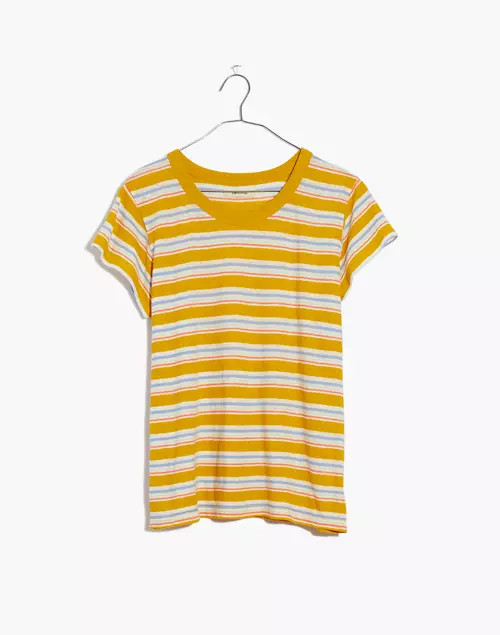 The Perfect Vintage Tee in Upson Stripe | Madewell