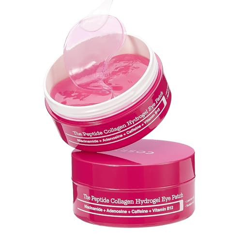COSRX Limited Pink Edition Pink Peptides Collagen Hydrogel Eye Patch – Valentine’s Day Gifts for Girls and Women, Under Eye Mask for Puffy Eyes and Dark Circles, 60 Patches, Korean Skin Care | Amazon (US)