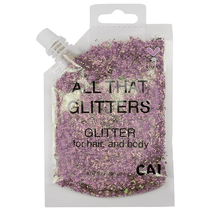 CAI BEAUTY NYC Rose Gold Glitter | Easy to Apply, Easy to Remove Chunky Glitter for Body, Face an... | Amazon (US)