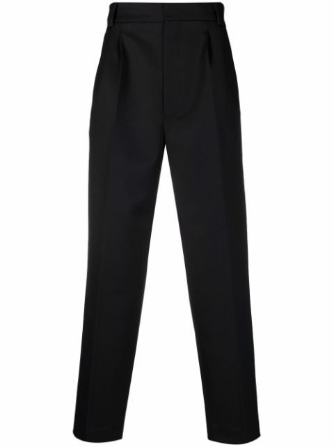 pleated detail tailored trousers | Farfetch Global