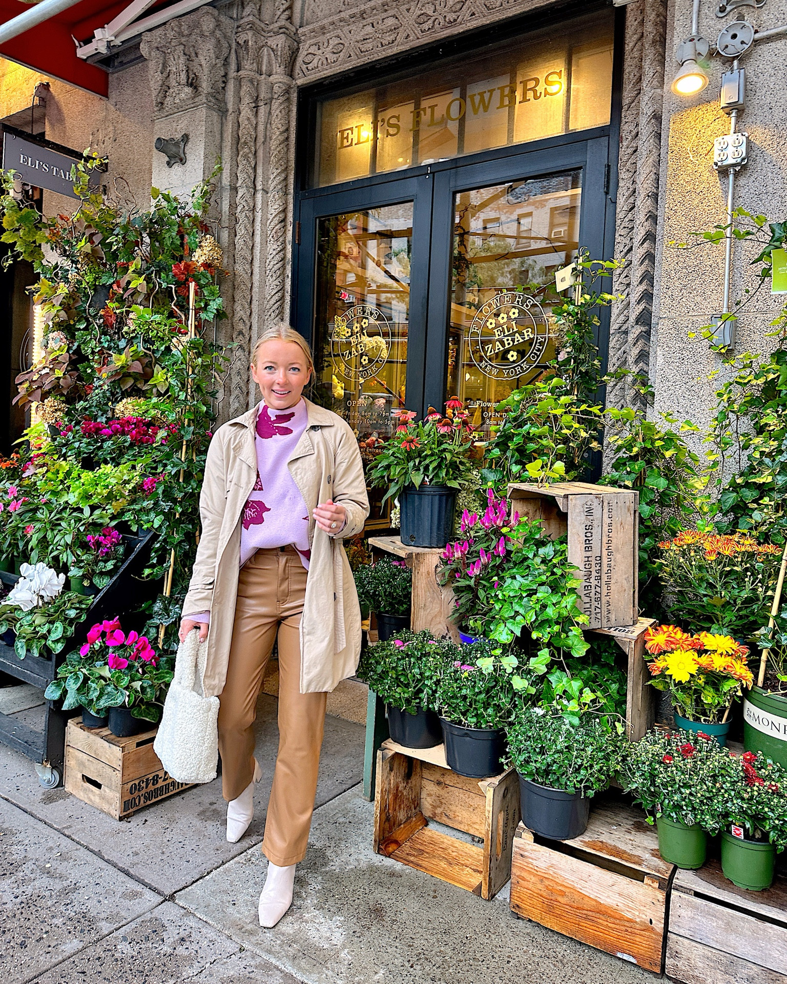Softest lavender sweater and Abercrombie faux leather pants! Use code AMY15 🍂 Jacket is old Zara ☂️ #ShopAvara #sweater #booties 

#LTKstyletip #LTKfindsunder50 #LTKSeasonal
