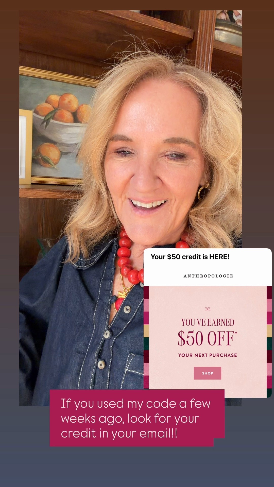 Ideas on what to buy at Anthropologie with your credit if you used my code a few weeks ago! Check your emails first your credit. 

They have some good sales going on right now too. So get shopping! 

#LTKOver40 #LTKSaleAlert #LTKGiftGuide