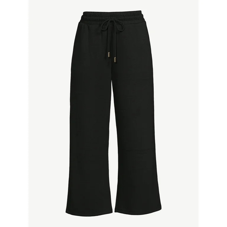 Scoop Women's Cropped Ultimate ScubaKnit Lounge Pants, Sizes XS-2XL - Walmart.com | Walmart (US)
