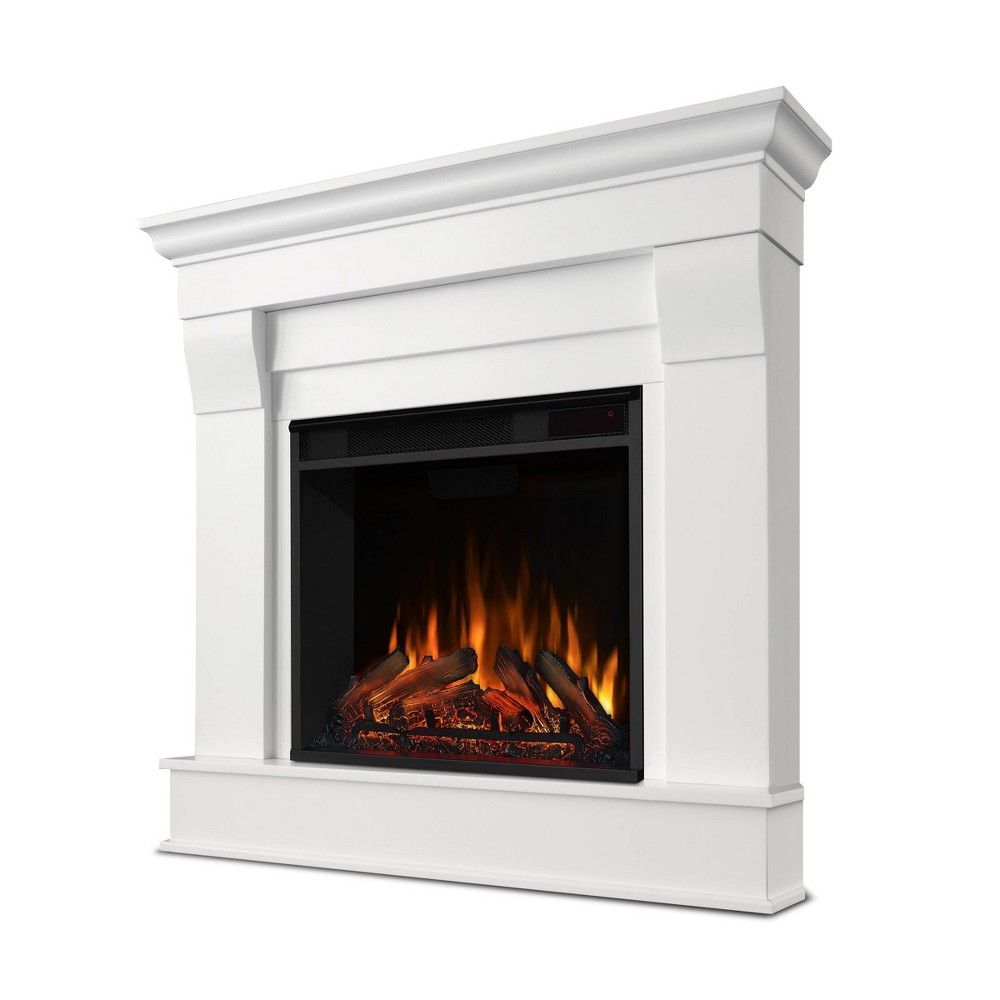 Real FlameChateau Corner Electric Fireplace White | Target