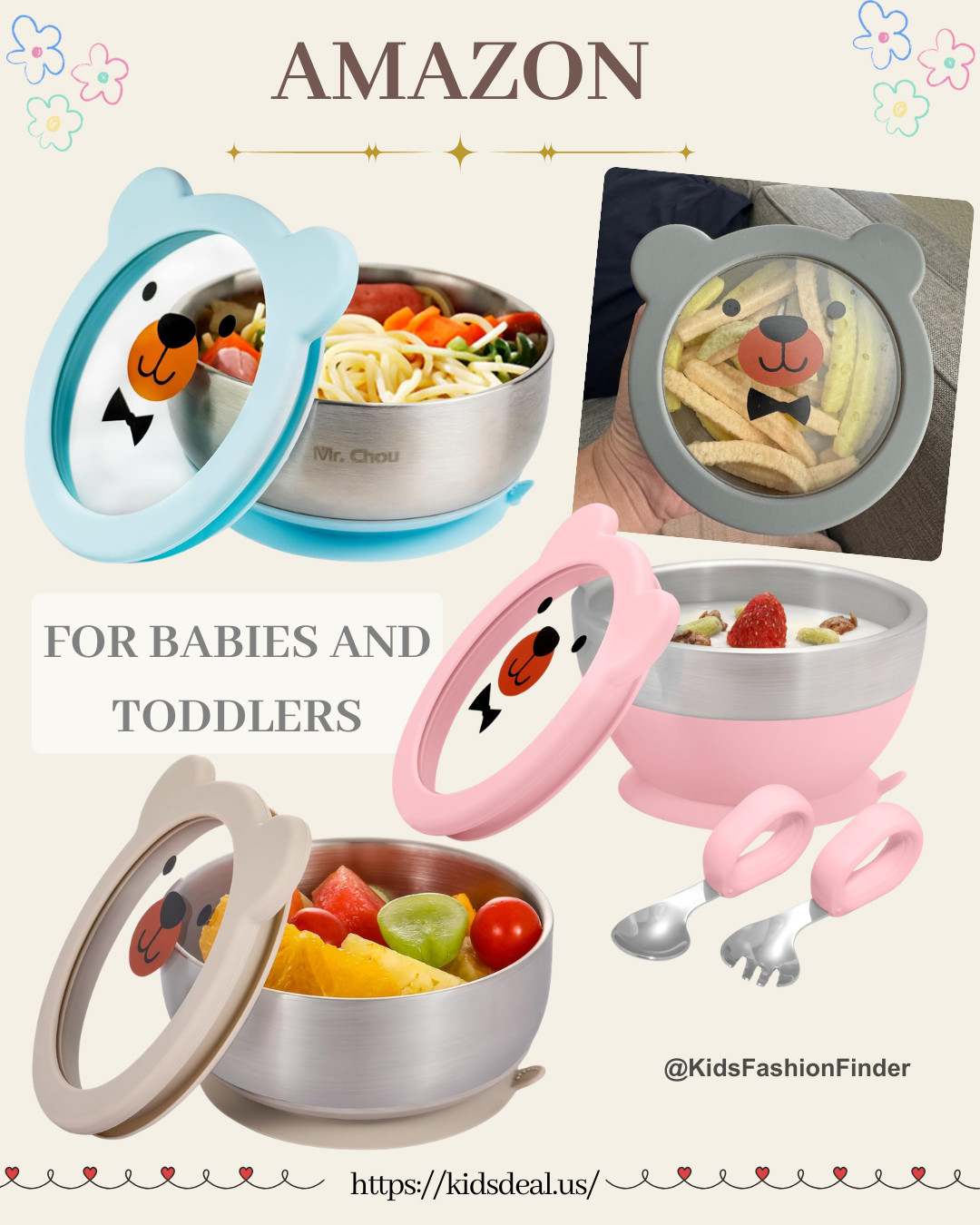 🐻🍽️ Cutest Suction Baby Bowls EVER!

Adorable bear design + strong suction base = no more flying bowls 🙌😂
Made with double-layer 18/8 stainless steel — durable, insulated & easy to clean ✨

✔️ Doesn’t stain or hold odors 💛
✔️ Perfect size for little eaters 👶
✔️ Stays put during mealtime (major win!)

A bit pricey… but totally worth it! 😍

#BabyEssentials #ToddlerMeals #SuctionBowl #MomLife #BabyFeeding #MealtimeMadeEasy #AmazonFinds #MomFinds #ToddlerLife #ParentingHacks 🐻💛 

 

#LTKmomlife #LTKBaby #LTKKids