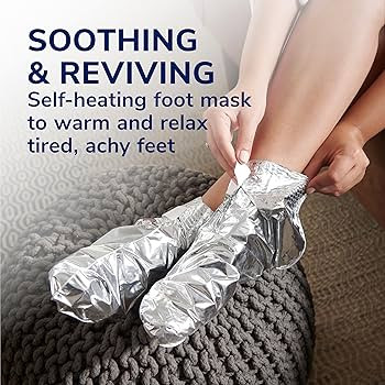 Dr. Scholl's® Tired, Achy Feet Soothing & Reviving Foot Mask, 3 Pair, Warming Booties | Amazon (US)