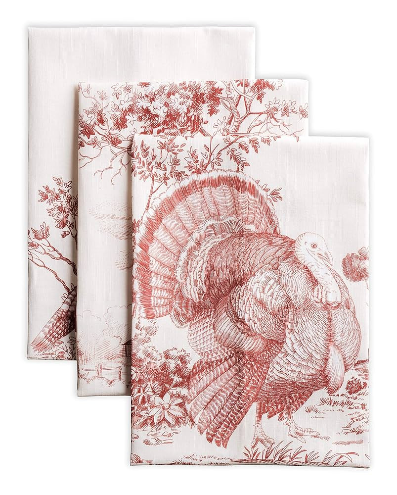 Maison d' Hermine Kitchen Towels Set of 3 100% Cotton 27.50" x 20" Reusable Cloth Tea Dish Towels... | Amazon (US)