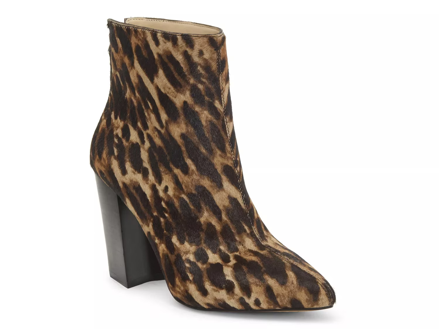 Vince Camuto Saavie 3 Bootie - Women's - Light Brown/Black Leopard Print | DSW