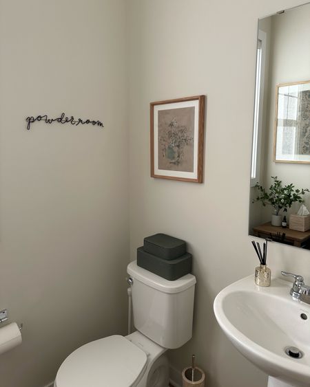 Powder room
Bathroom

#LTKunder50 #LTKhome #LTKstyletip