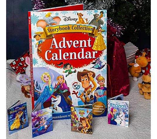 Disney or Marvel Licensed Storybook Advent Calendar with 24 Books - QVC.com | QVC