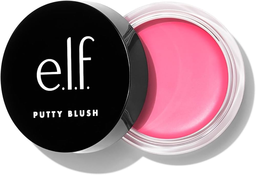 e.l.f. Putty Blush, Creamy & High-Pigment Formula For A Natural Glow, Delivers A Semi-Matte & Pow... | Amazon (US)