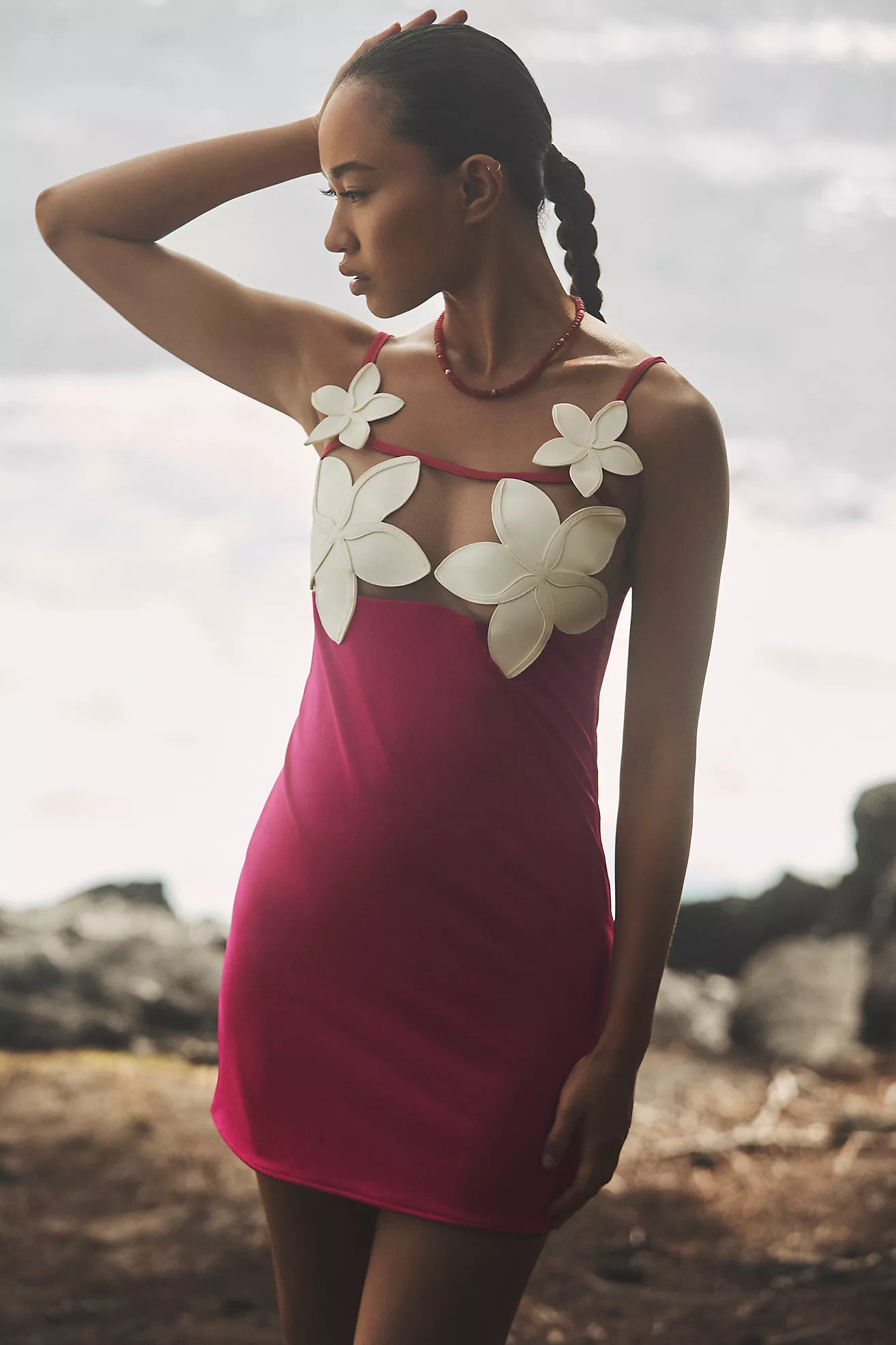 Bahia Maria x Anthropologie Plumeria Mini Dress | Anthropologie (US)