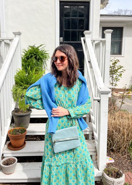 I cannot get enough of teals, greens, & blues this season! Mix multiple shades for a fresh take on layering. Also, these block print dresses are the best- they work for so many occasions from everyday to brunch to showers! 

#LTKworkwear #LTKSeasonal #LTKparties