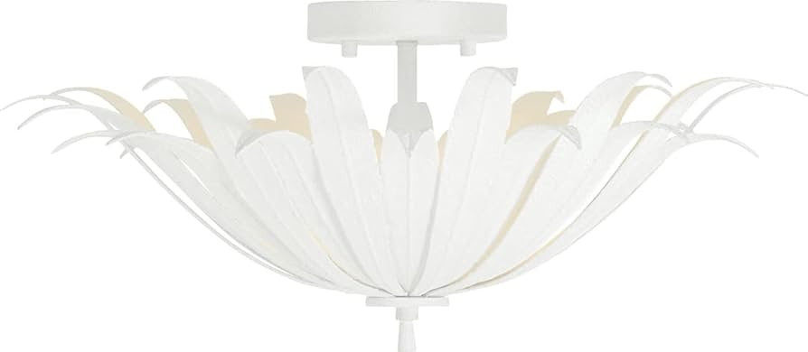 Capital Lighting 249531XW Eden Traditional Bohemian Botanically Inspired Semi Flush Ceiling Light... | Amazon (US)