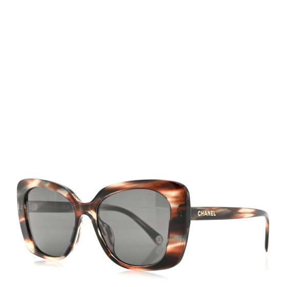 Acetate Rectangle Sunglasses 5504A Brown | FASHIONPHILE (US)
