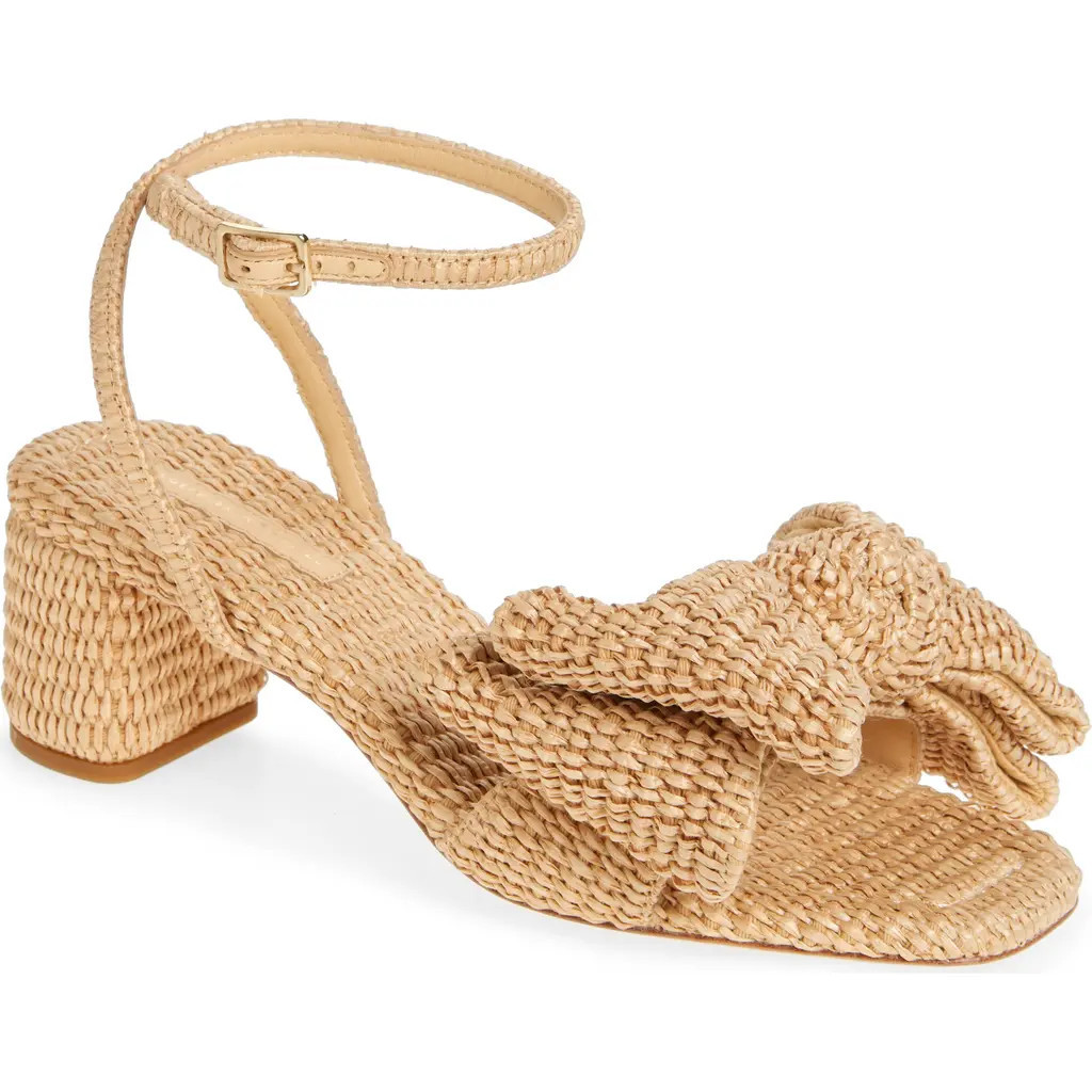 Loeffler Randall Carmen Ankle Strap Sandal in Natural at Nordstrom, Size 9.5 | Nordstrom