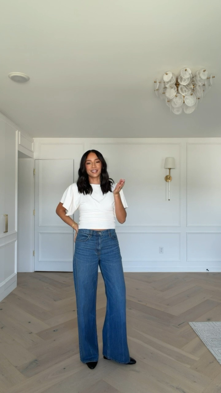 Up to 30% OFF almost everything at Abercrombie! Wearing size S top and size 27 long high rise wide leg jeans (dark wash) 

fall outfit, fall fashion, abercrombie jeans, abercrombie denim, sale alert, abercrombie sale, mom outfit, postpartum outfit

#LTKSaleAlert #LTKSeasonal
